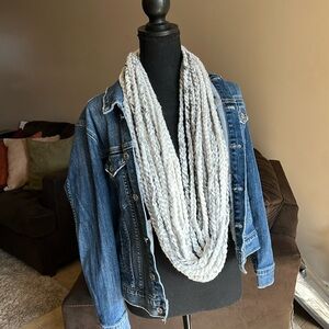 Handmade Crochet Braided Infinity Scarf